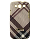 New Grown Gold Noble Luxury Grid Hard Case Cover 4 Samsung Galaxy S3 SIII I9300