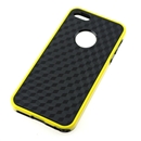 Yellow Border 3D Cube Square TPU Silicone Case For iPhone 5 5G