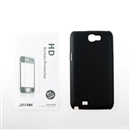 New Black Hard Cover Case + LCD Protector For Samsung Galaxy Note 2 N7100