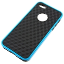 Blue Border 3D Cube Square TPU Silicone Case For iPhone 5 5G