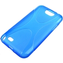 Blue X-Line Curve TPU Gel Case Cover For Samsung Galaxy Note II 2 N7100