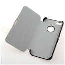 Black PU Leather Flip Case Cover For iPhone 5 5G