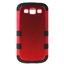 Red Hard Silicone Case Cover for Samsung Galaxy S3 i9300