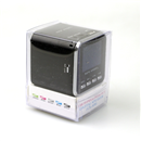 Mini Speaker Portable Micro SD TF MP3 Music Player FM Radio USB Disk LCD Screen Black