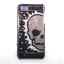 Bling Cool Black Skull Crystal Hard Case Cover for Apple iPhone 5 5g 5th