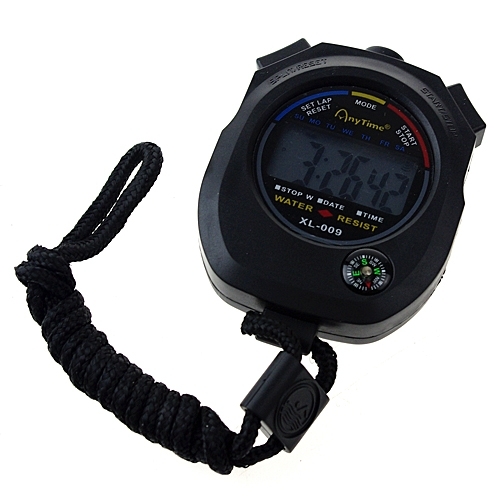 Multifunction Chronograph Digital Handheld Stopwatch Counter Timer With 